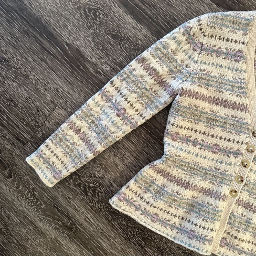 Lauren Ralph Lauren Multicolor Patterned Cardigan - Picture 3 of 7